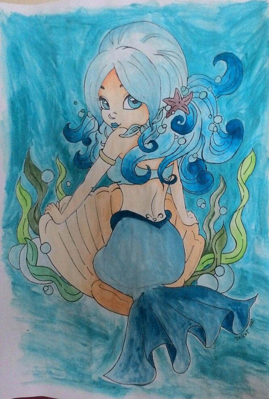 Голубая русалочка от VikaS