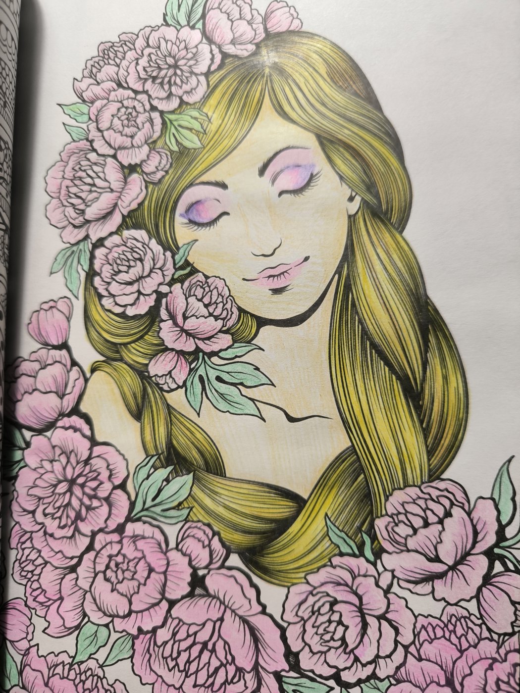 Девушка и пион от VikaS