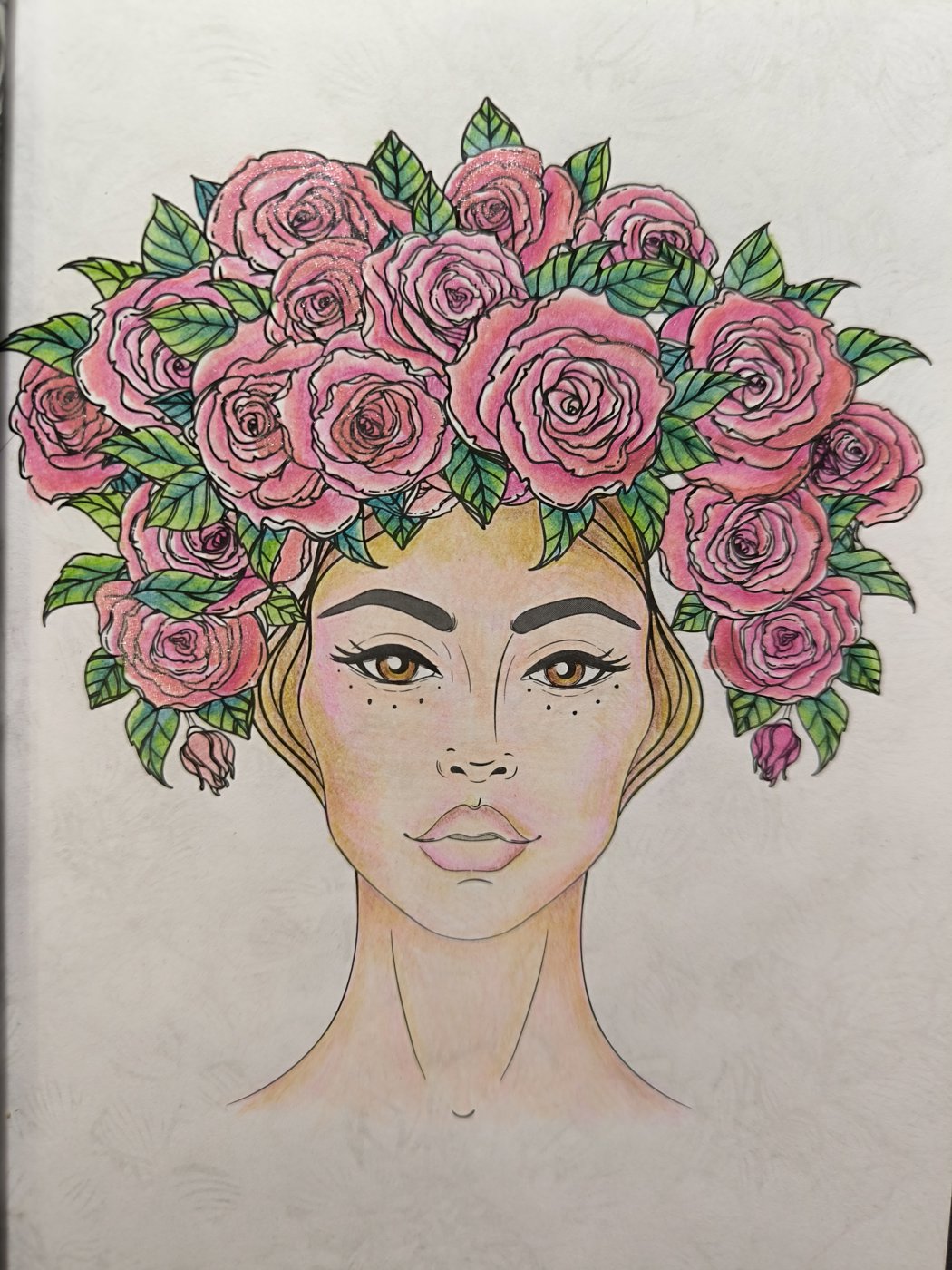 Девушка с розами от VikaS