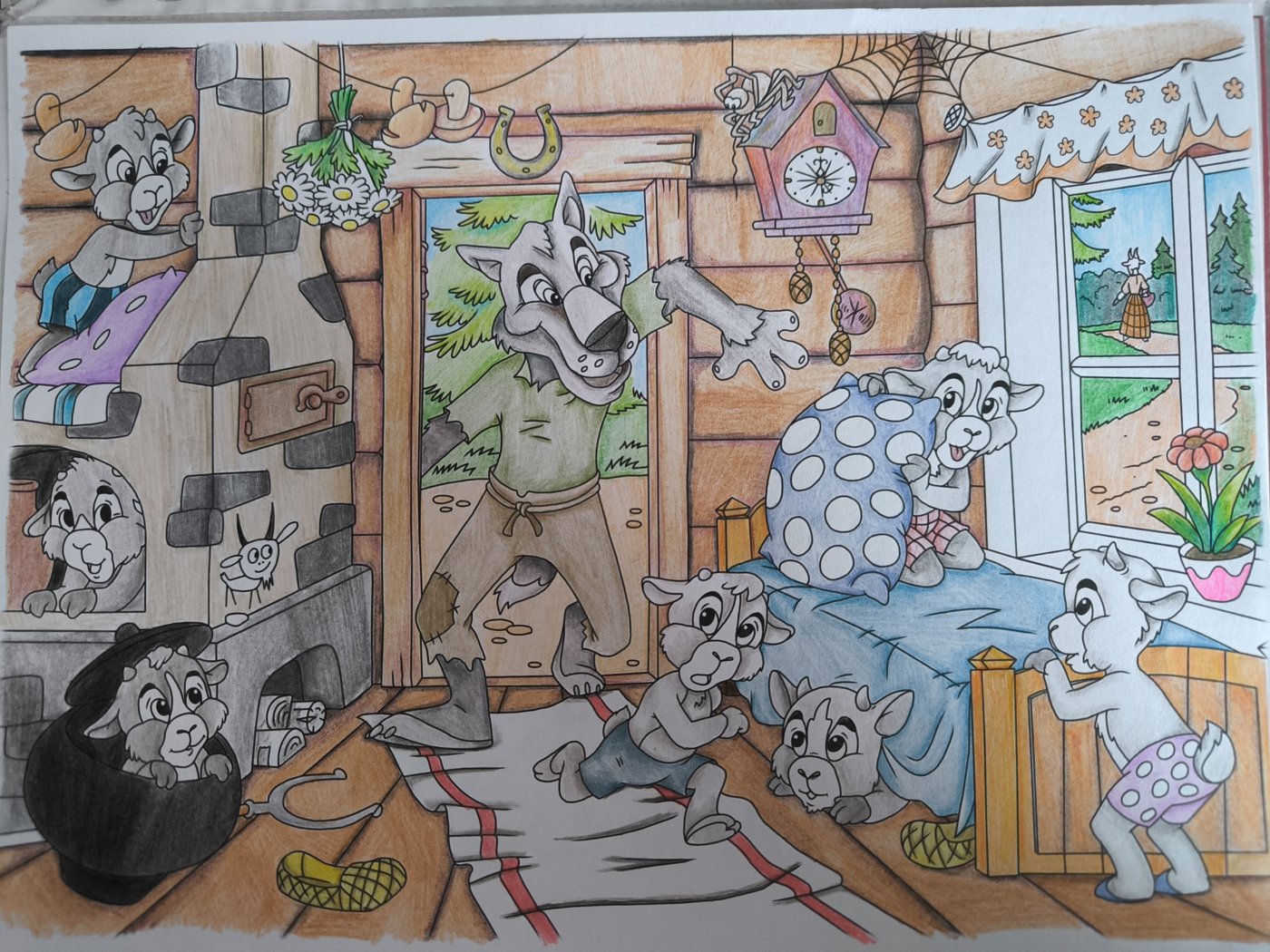 Волк и козлята от VikaS