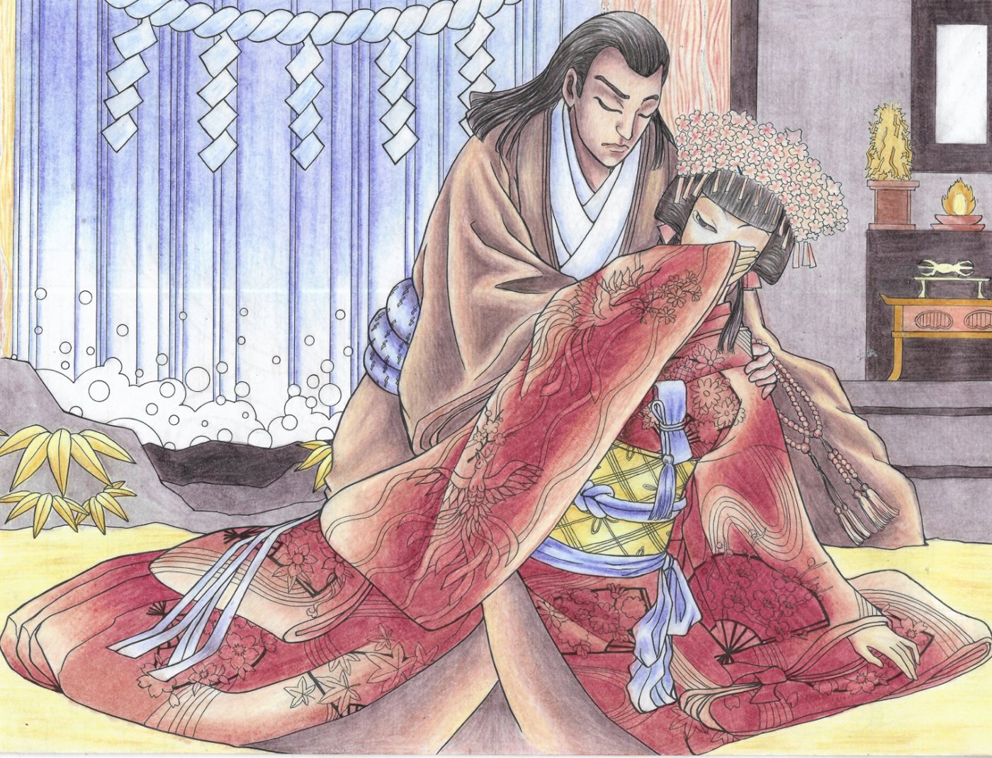 Самоубийство двух влюбленных на острове небесных сетей от Leliana