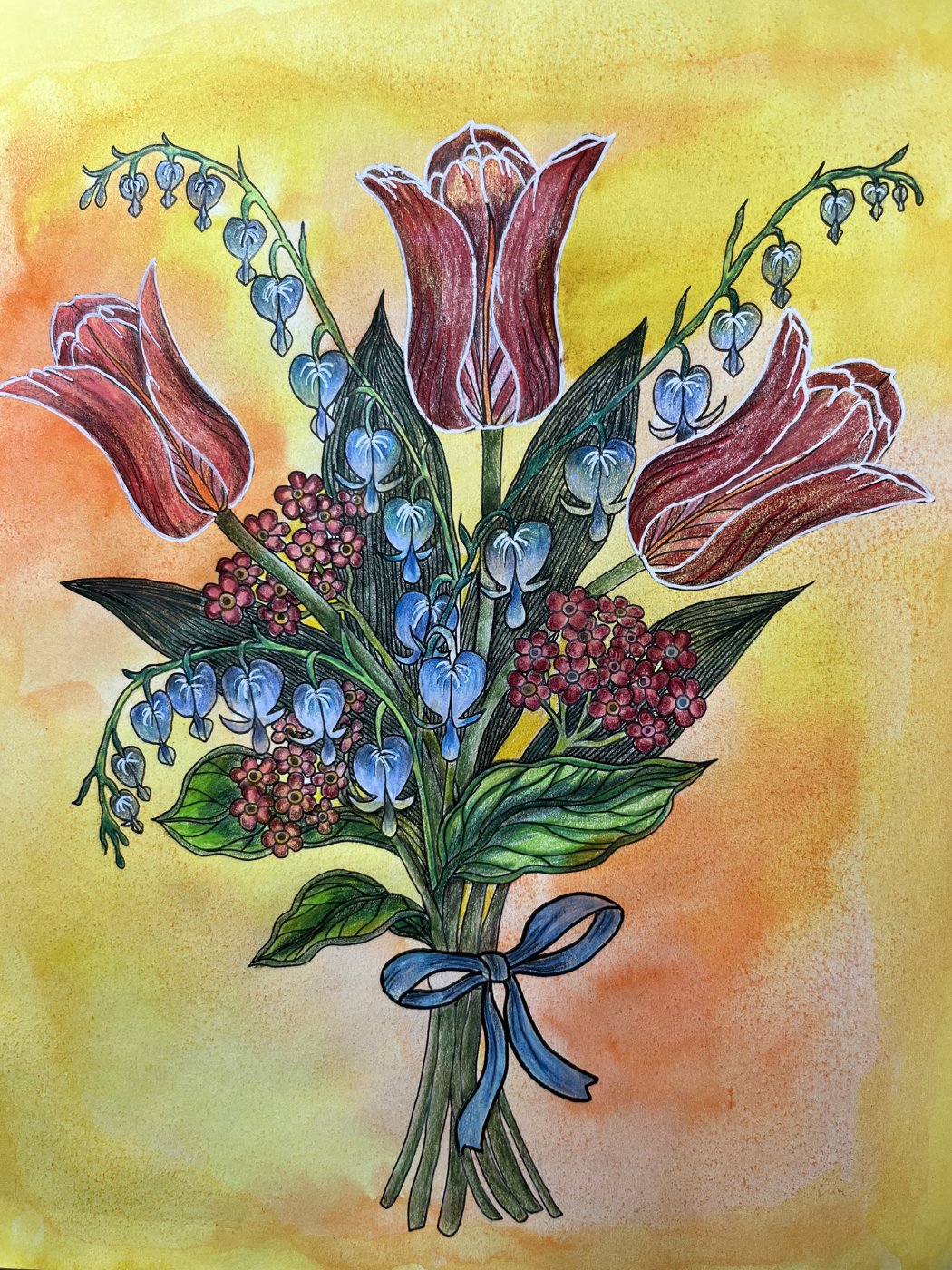 Весенние цветы от Veronicha