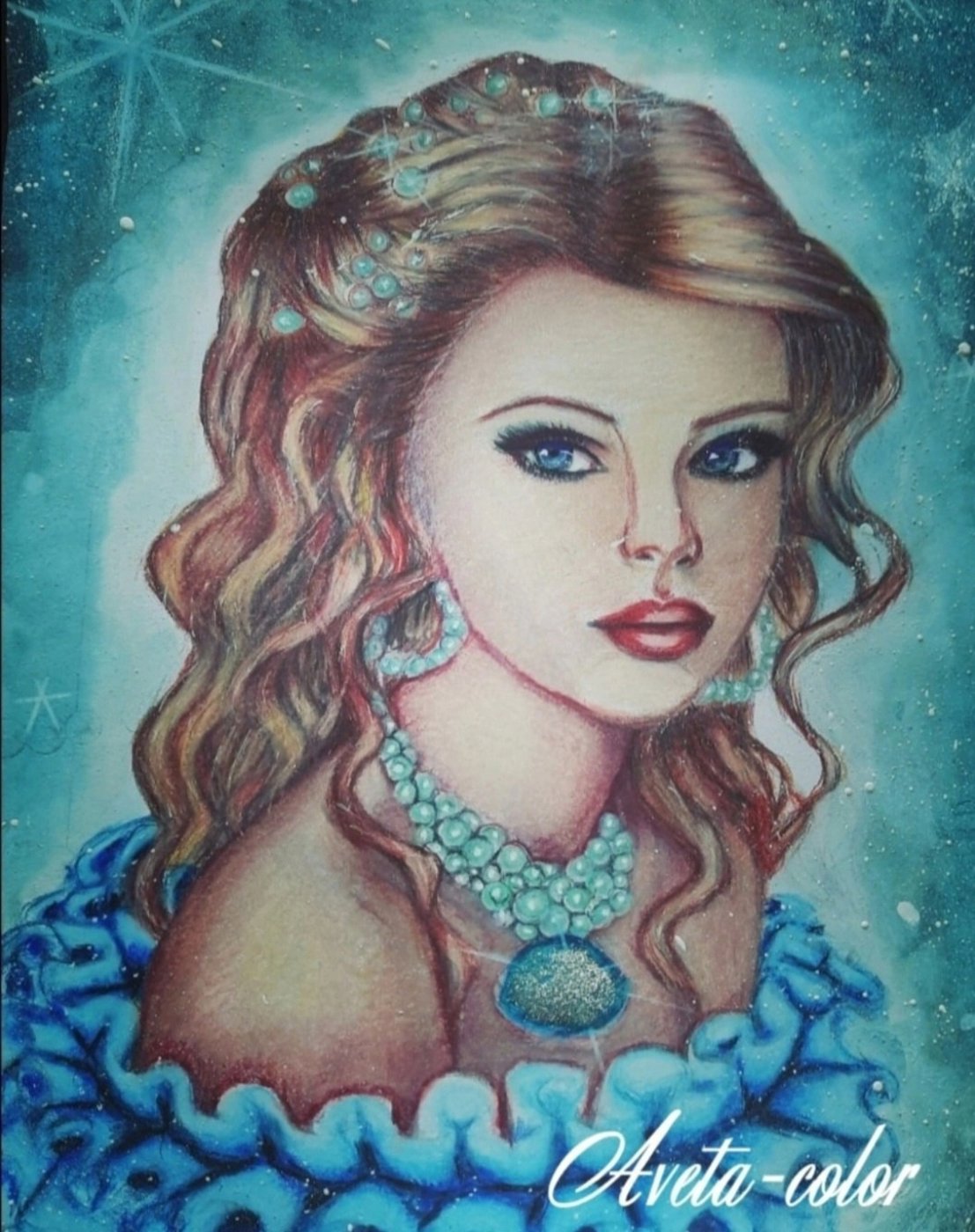 Работа от Incanti color - магия цвета