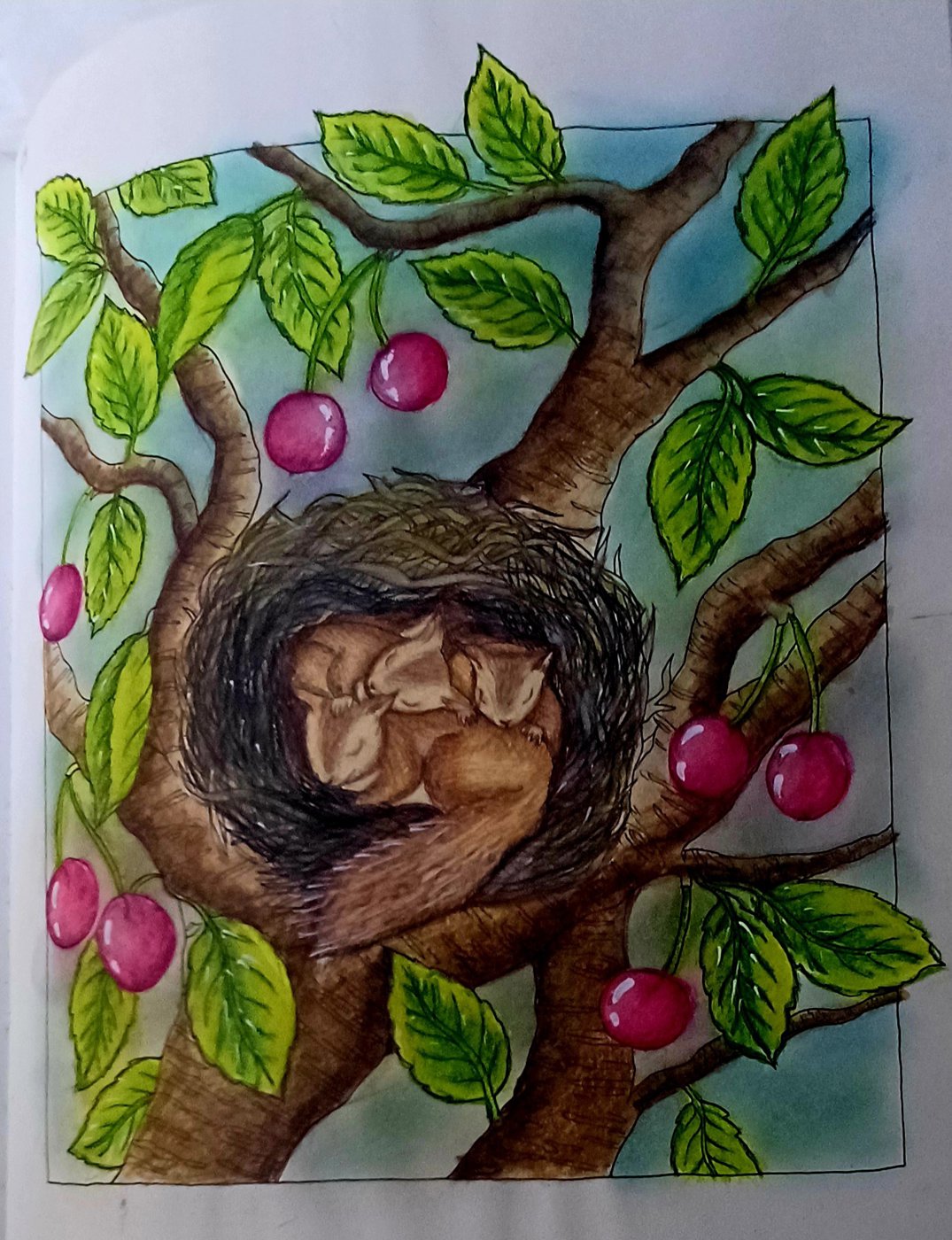 Работа от Incanti color - магия цвета