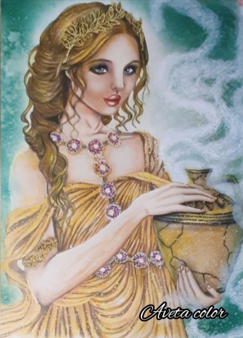 Работа от Incanti color - магия цвета