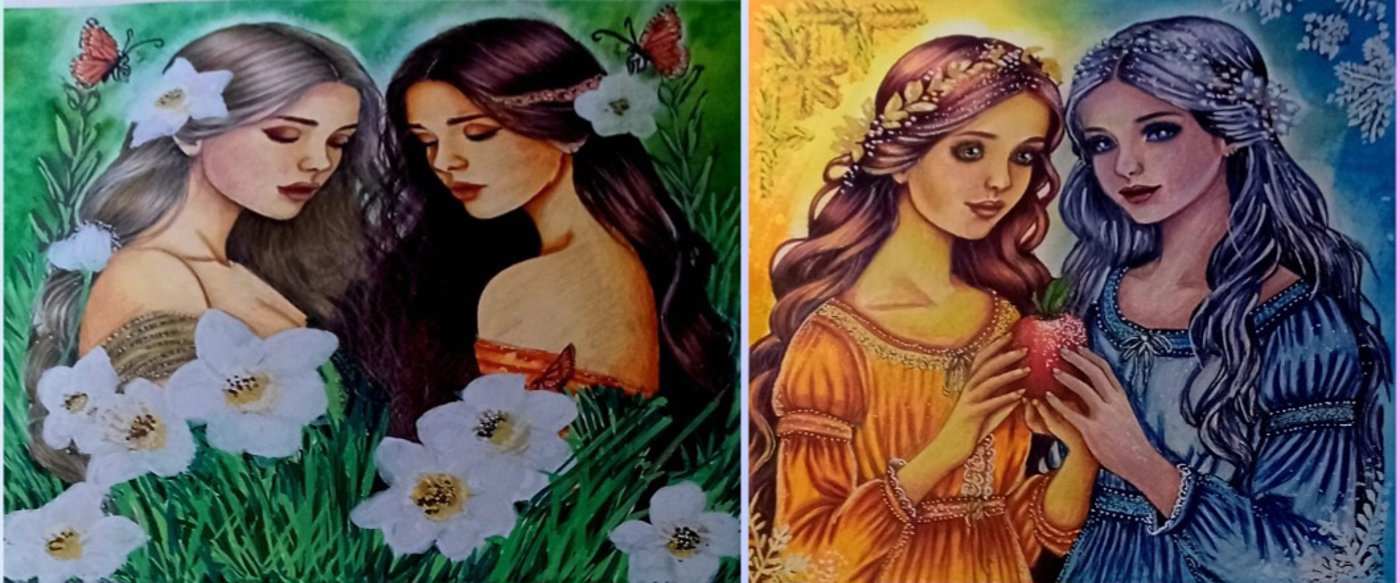 Работа от Incanti color - магия цвета