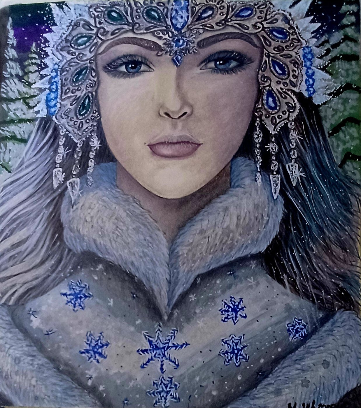 Зимний дух леса от Incanti color - магия цвета