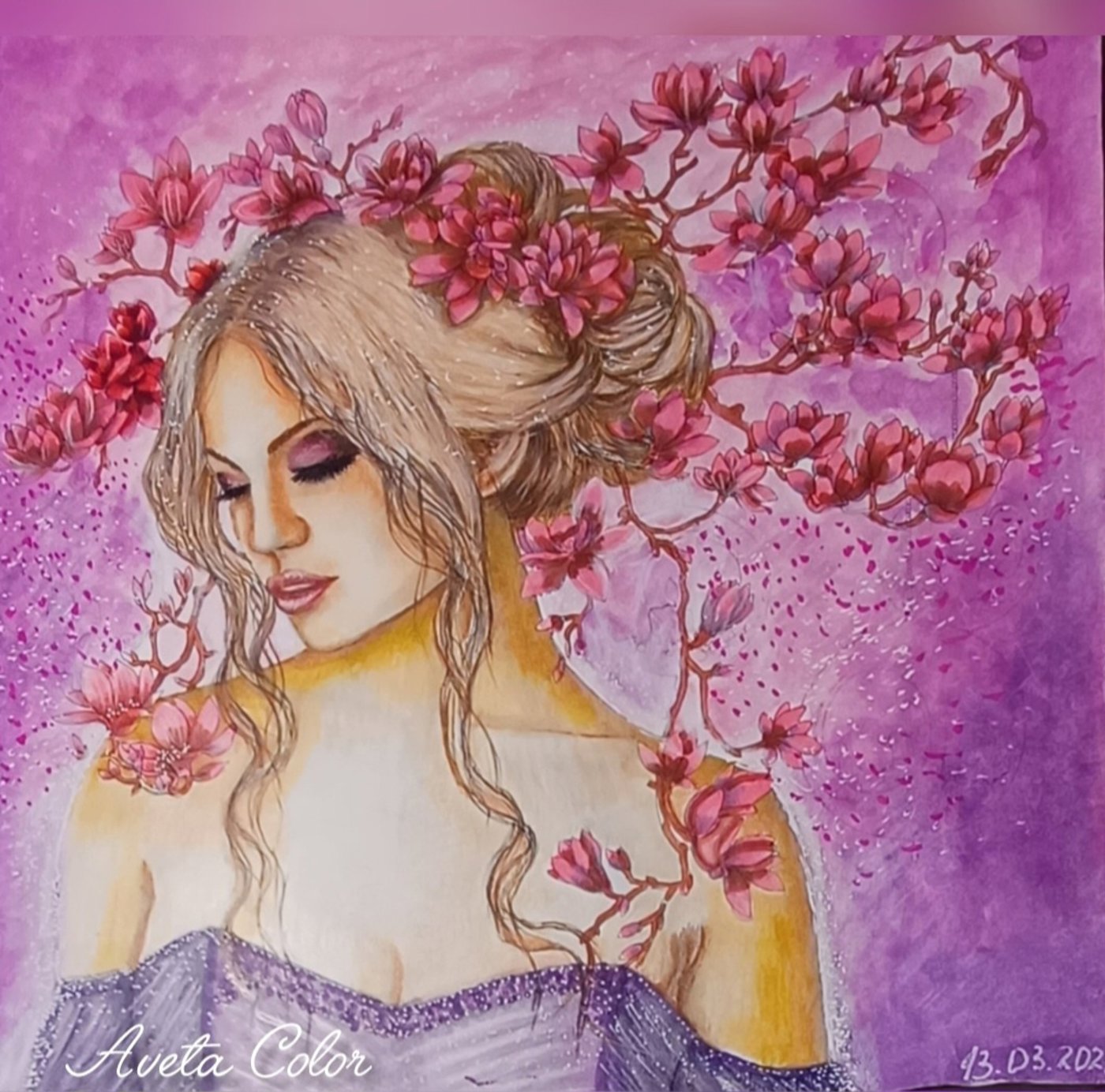 Работа от Incanti color - магия цвета