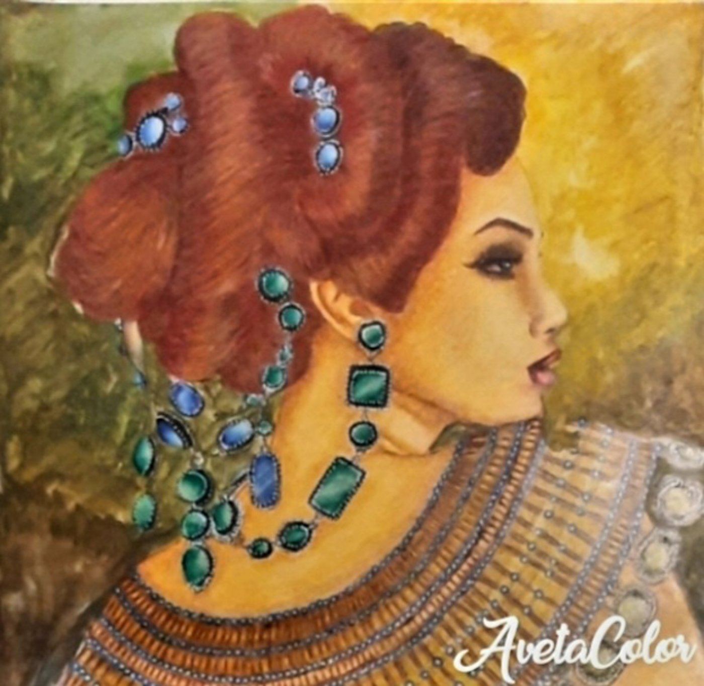 Работа от Incanti color - магия цвета