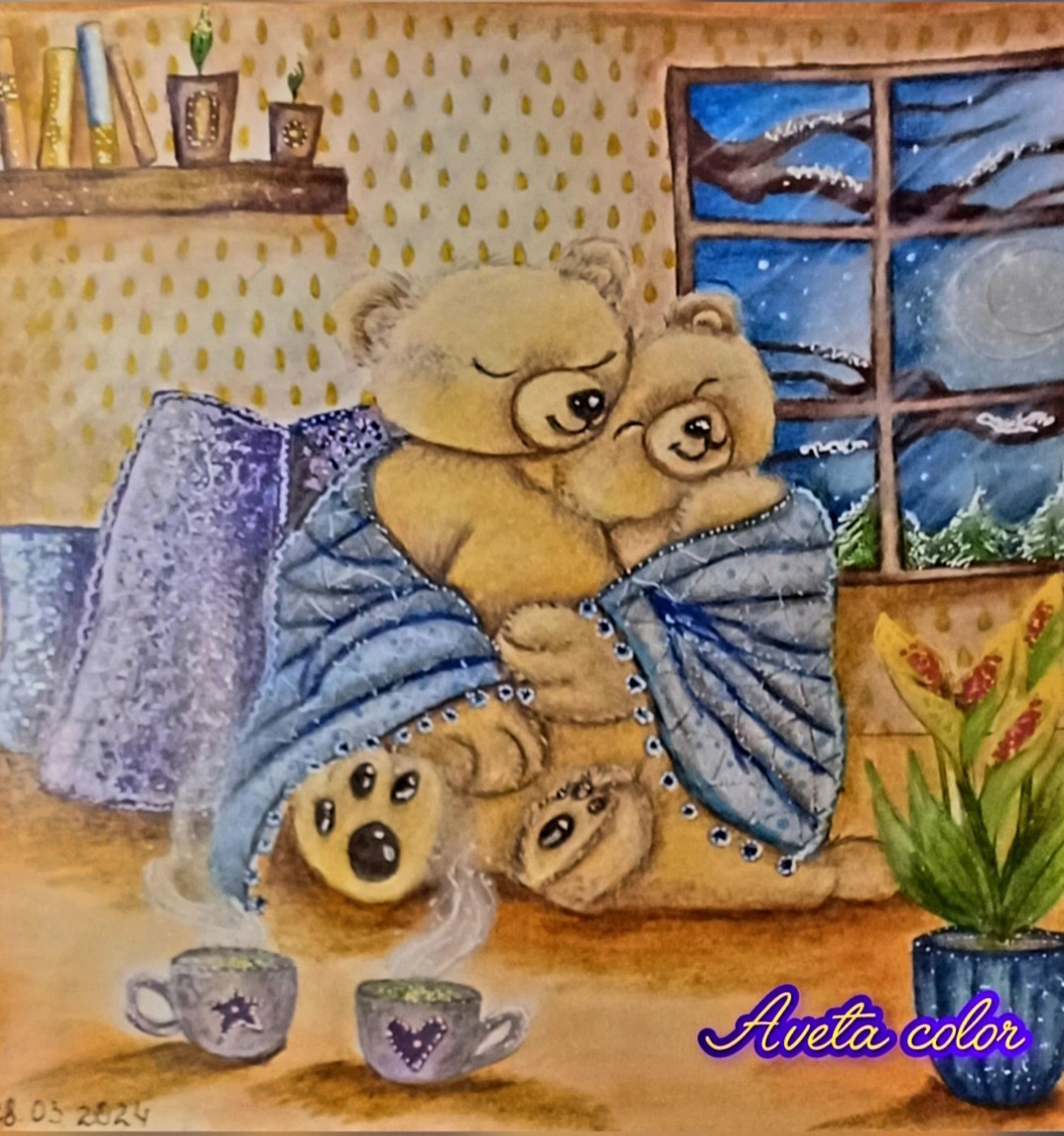 Работа от Incanti color - магия цвета