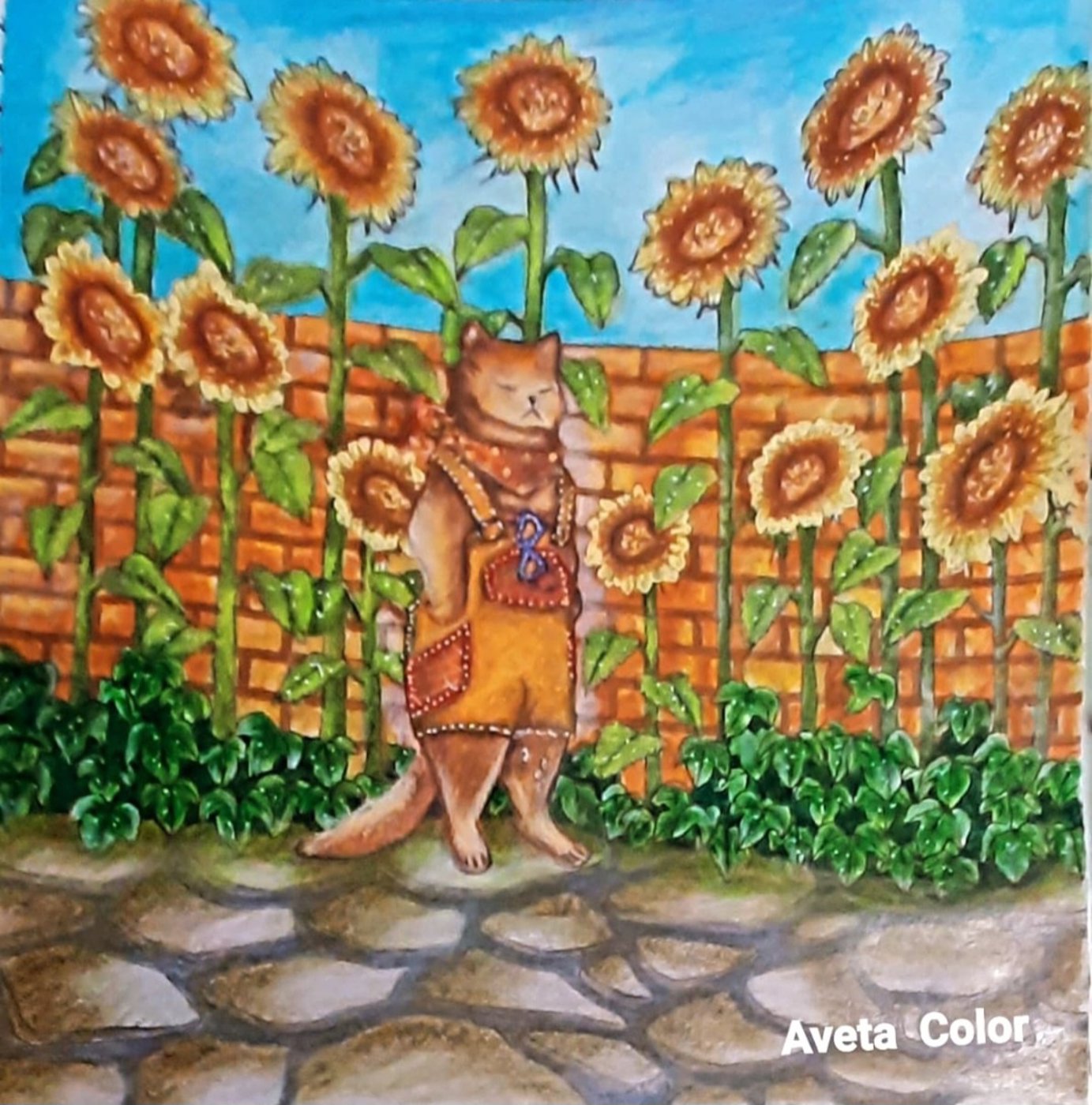 Работа от Incanti color - магия цвета