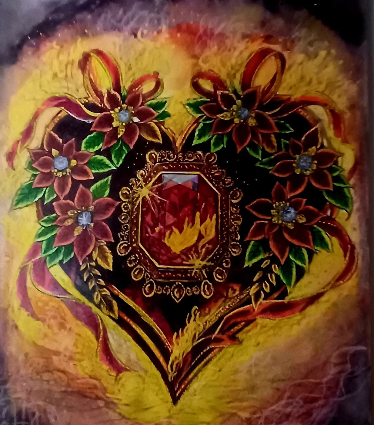 Пылающее сердце от Incanti color - магия цвета