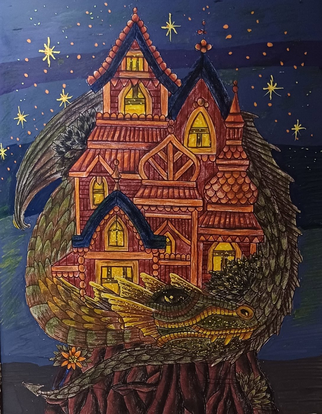 Работа от Incanti color - магия цвета