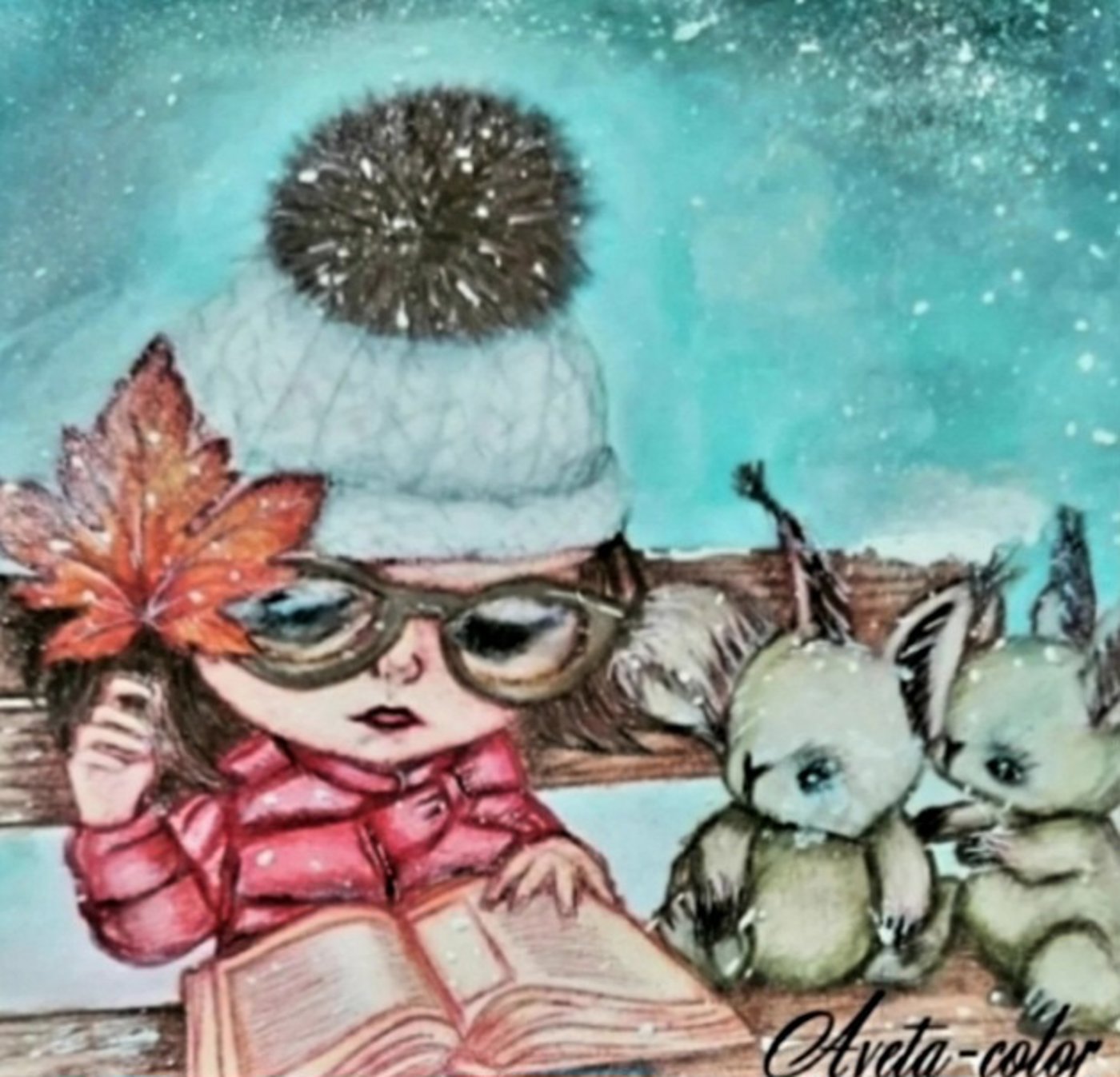 Работа от Incanti color - магия цвета