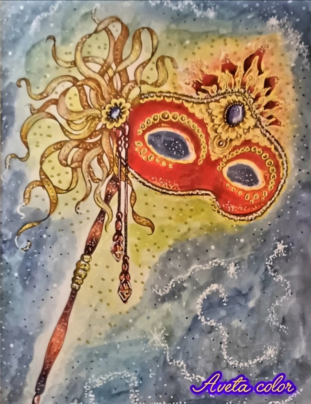 Работа от Incanti color - магия цвета