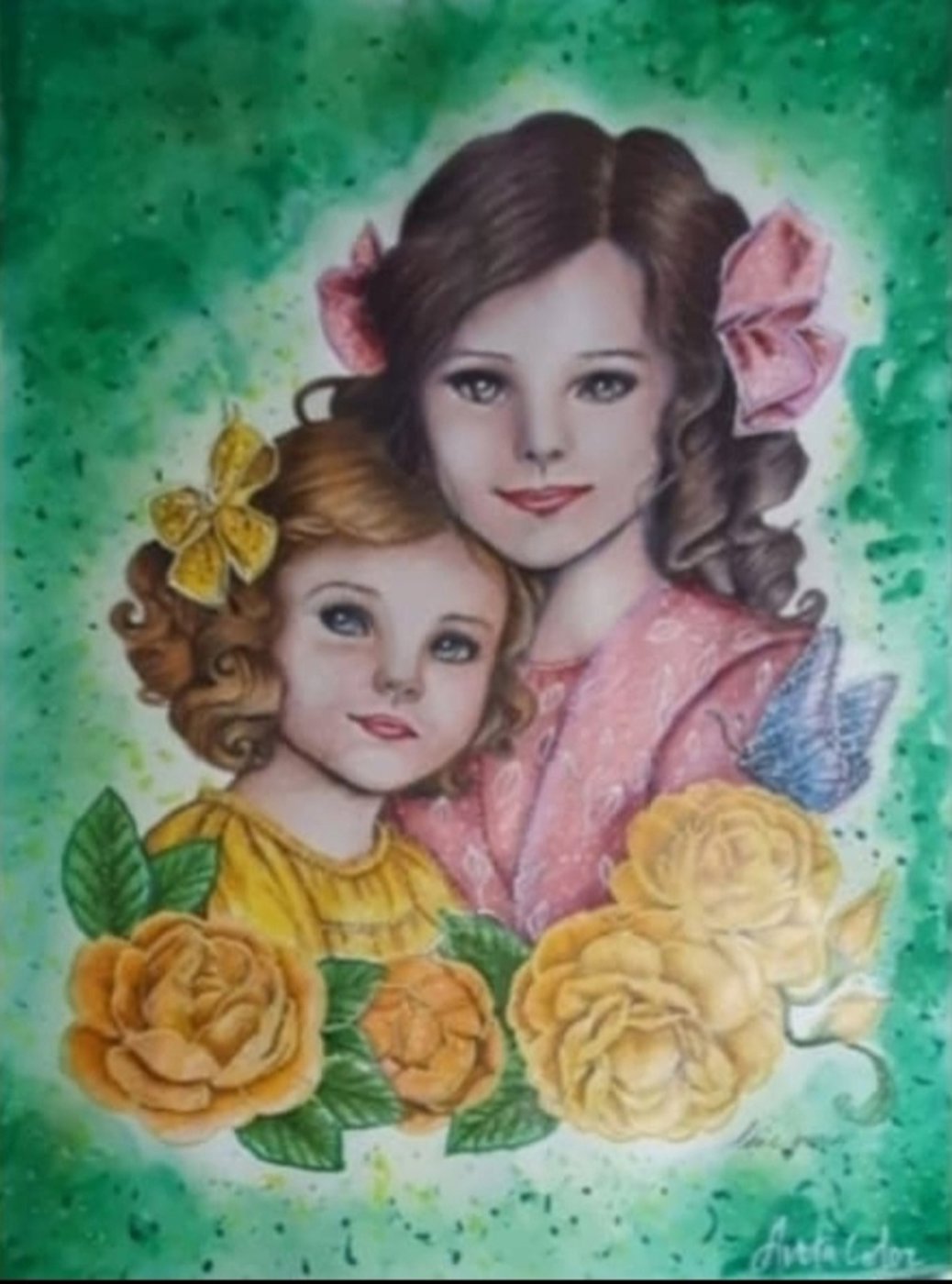 Работа от Incanti color - магия цвета