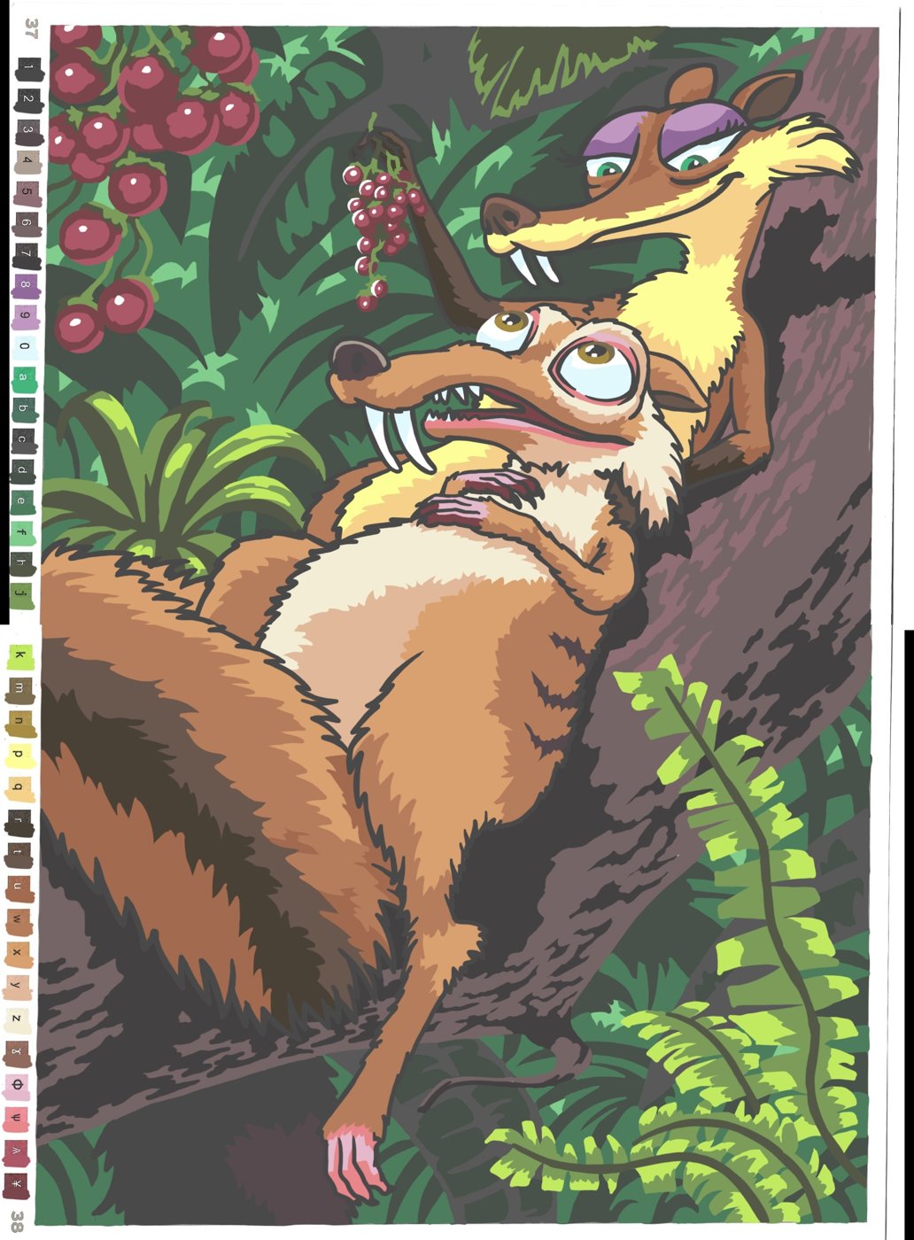 Скрат и Скратти на дереве от ALisenok