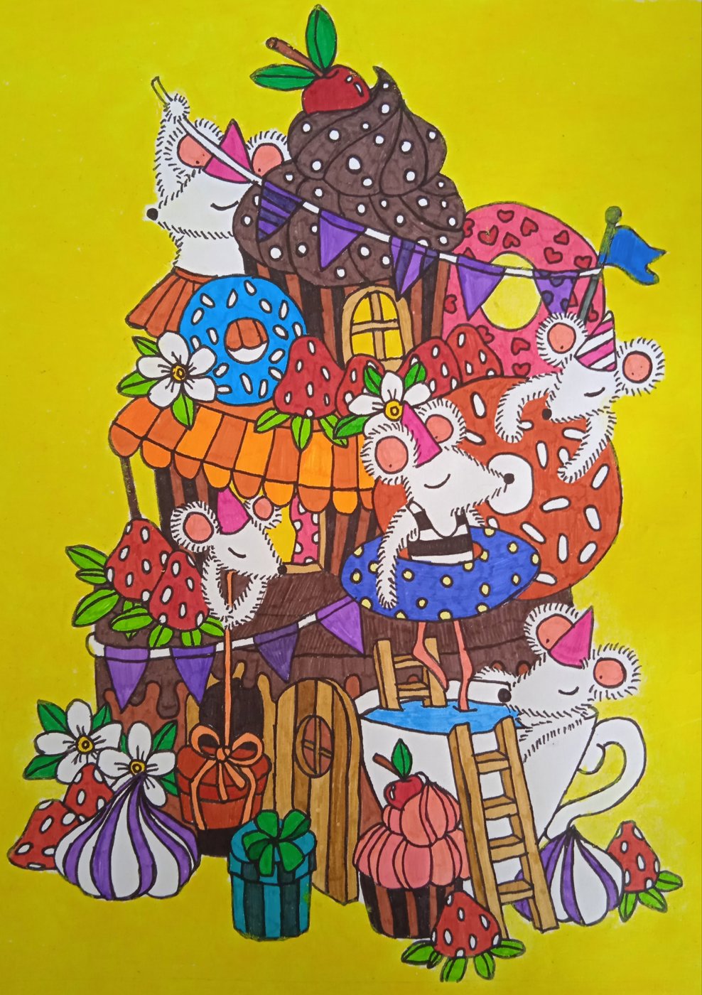 Пончиковые мыши от Julija