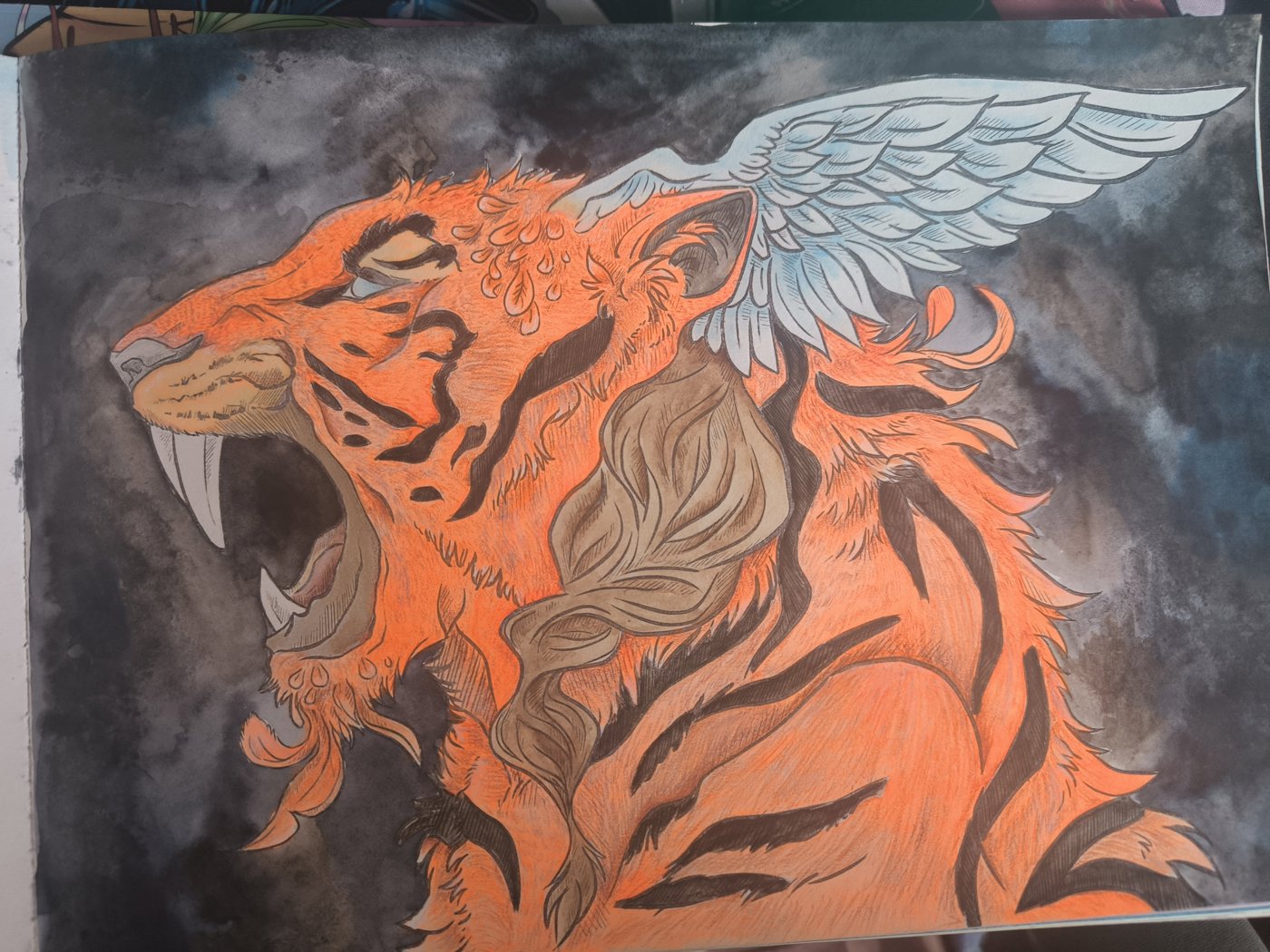 Неон ангел тигр от VikaS