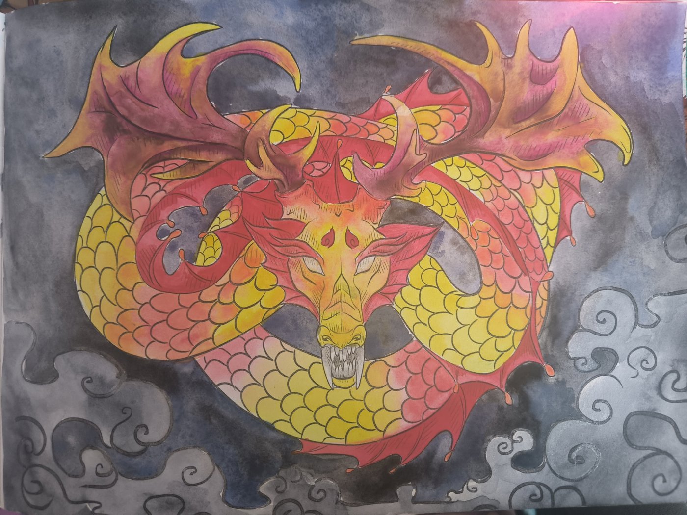 Огненный дракон от VikaS