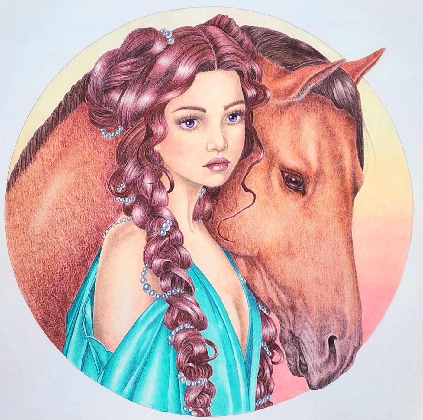 Девушка с конем от Allitera