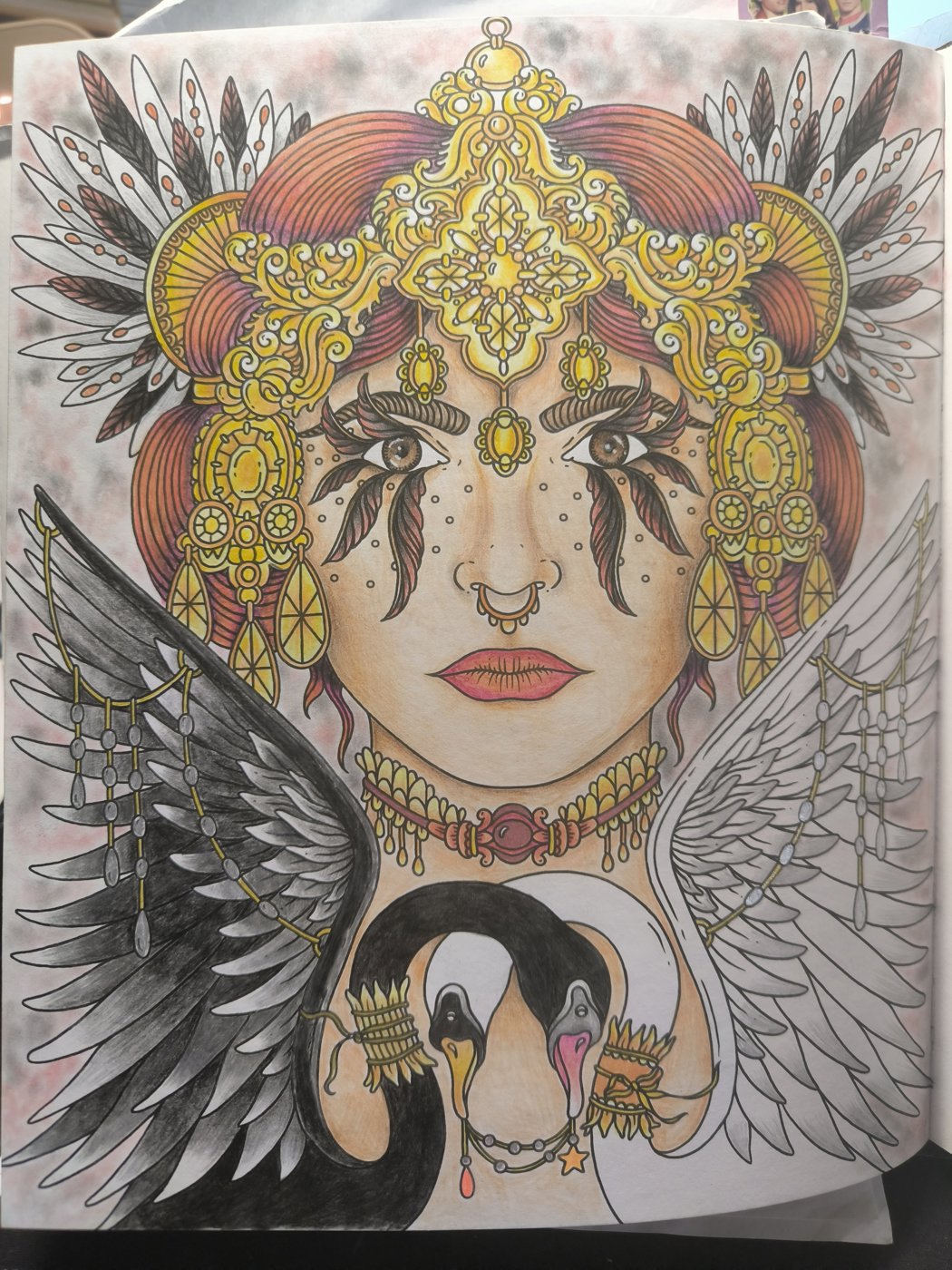 Девушка и лебеди от VikaS