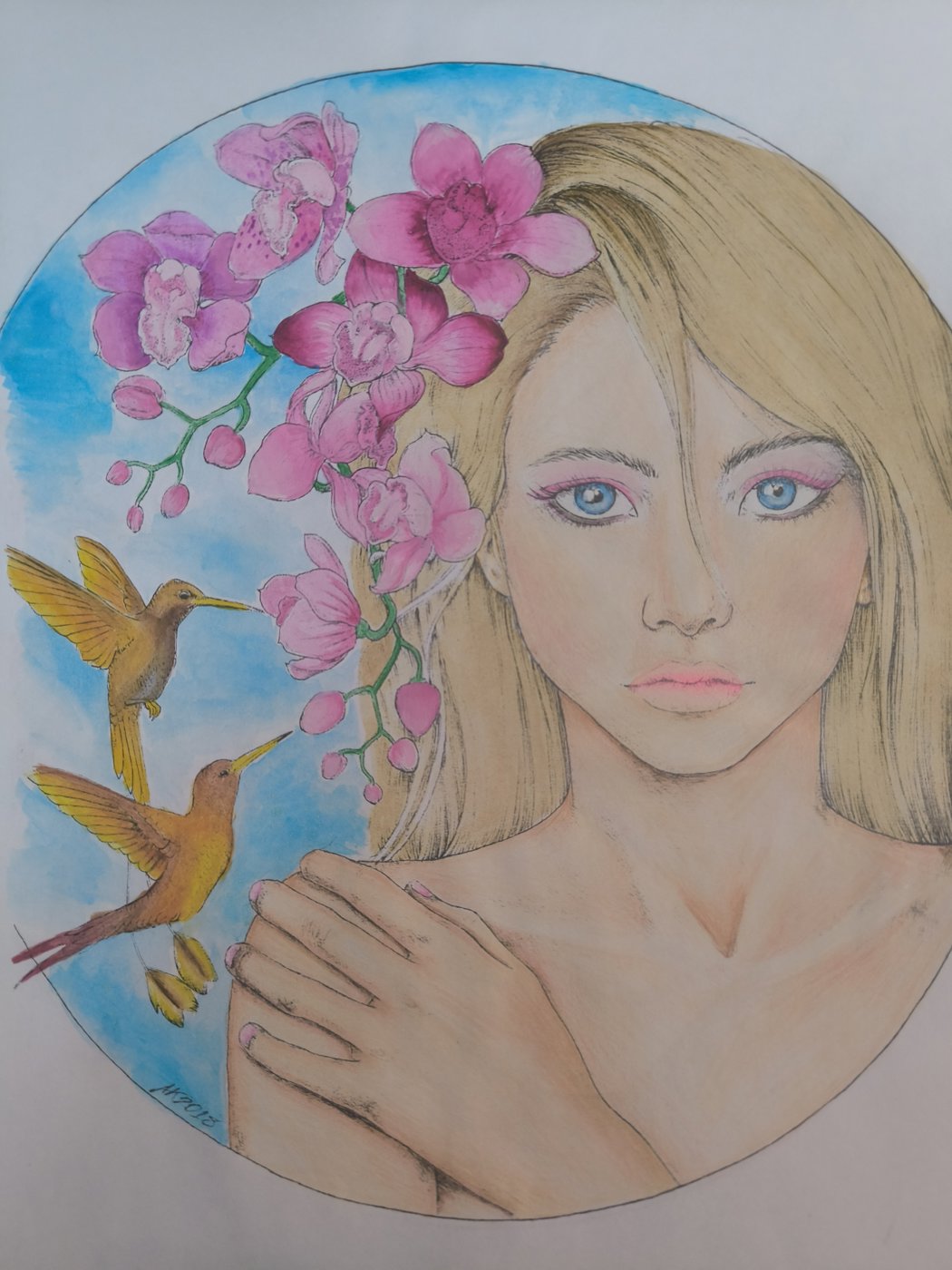 Девушка и калибри от VikaS