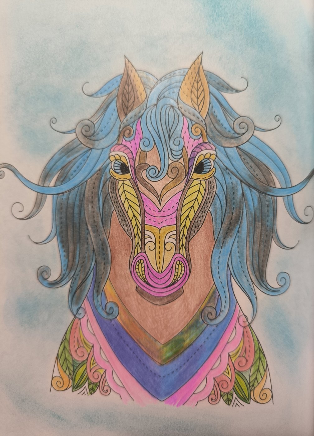 Синяя лошадь от VikaS