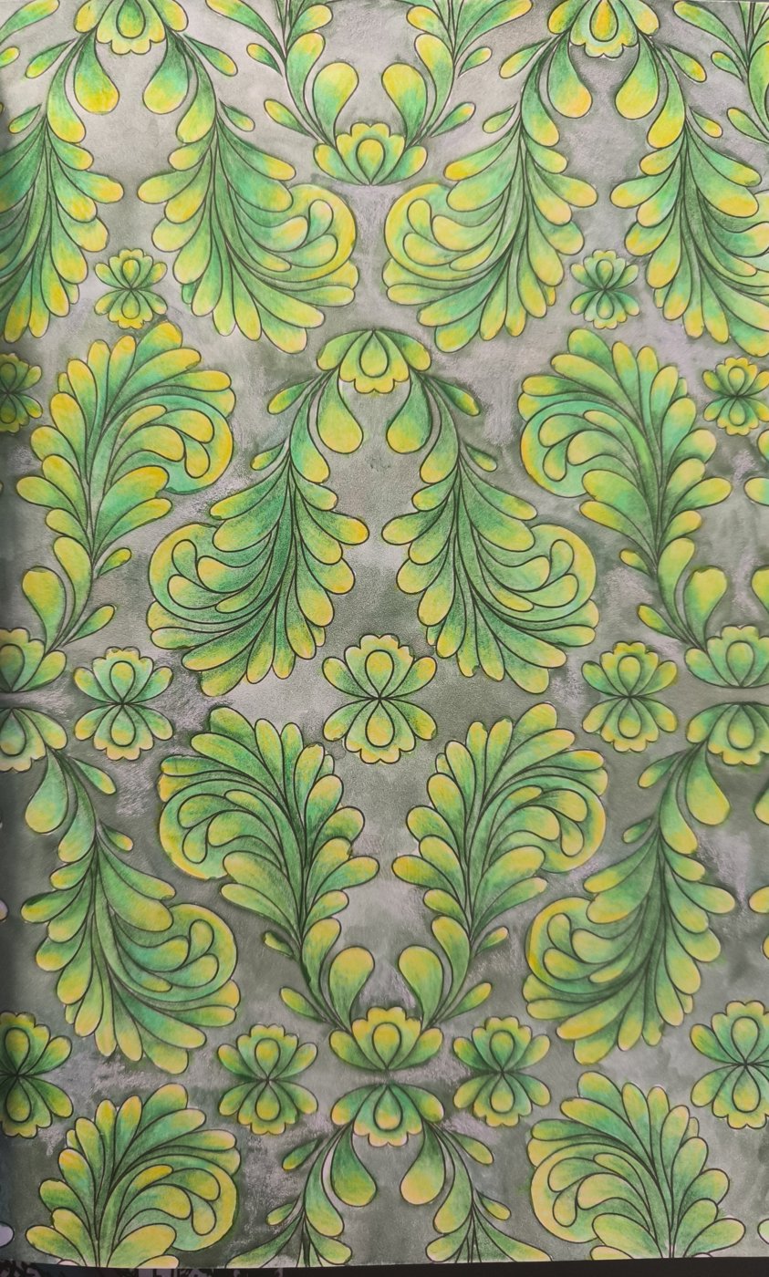 Зелёный узор от VikaS