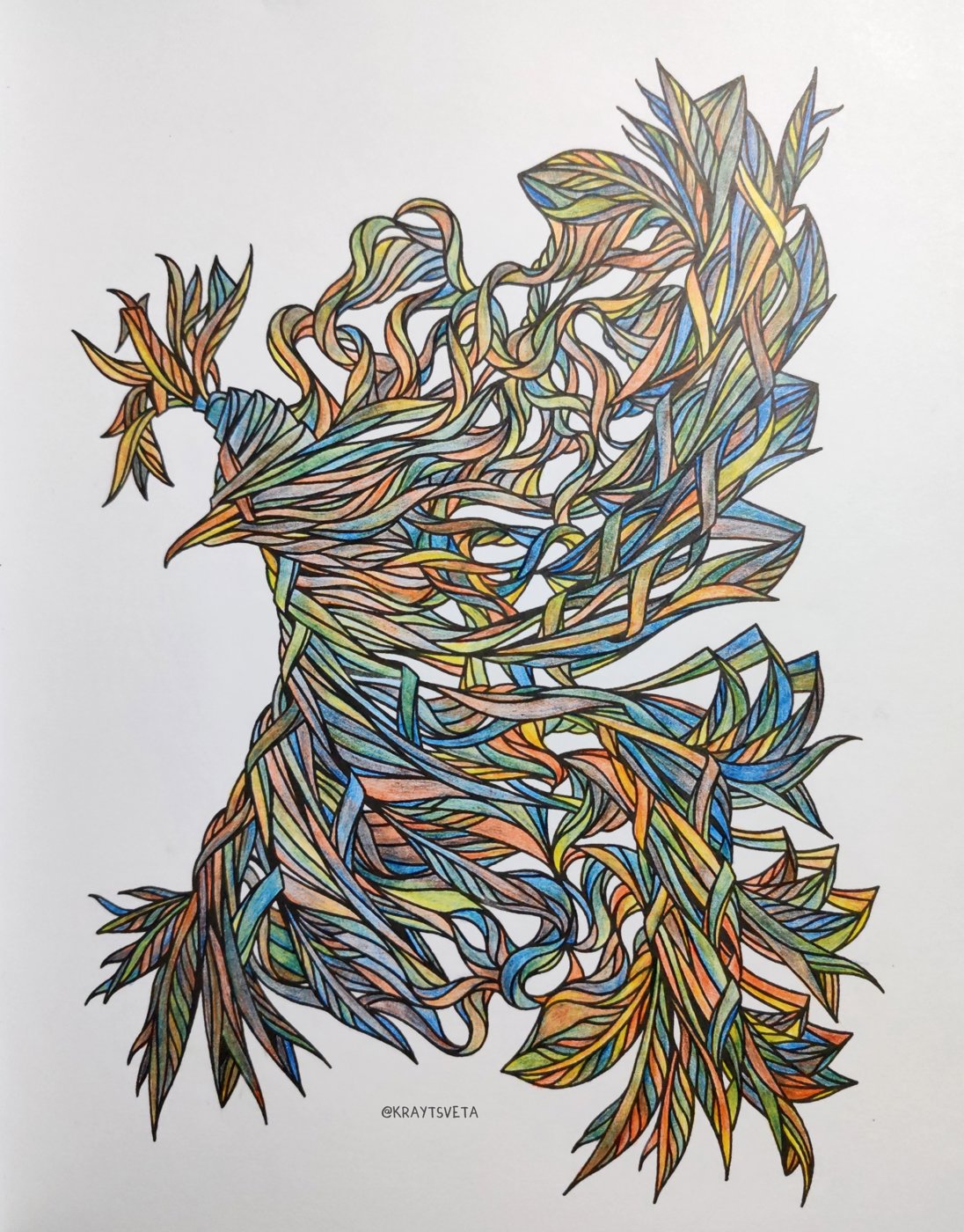 Абстрактная птица от KrayTsveta