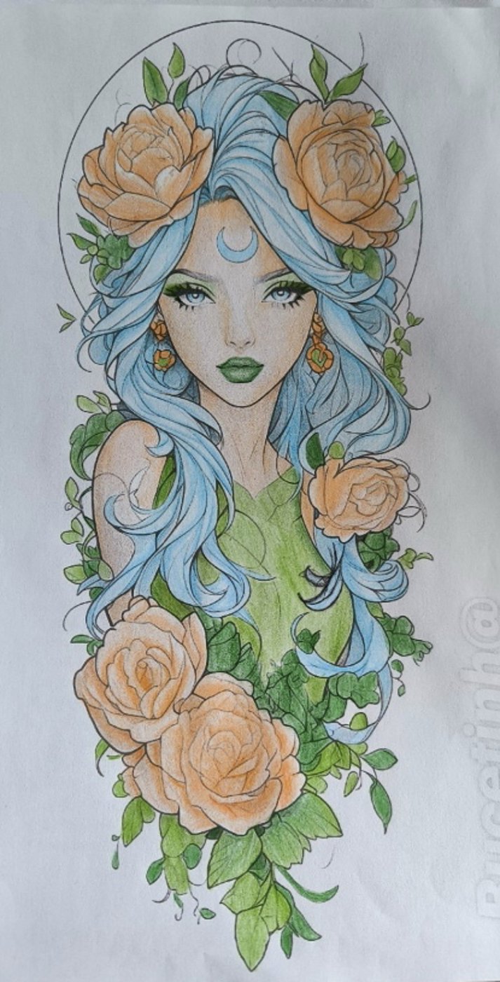 Девушка украшение розы от VikaS