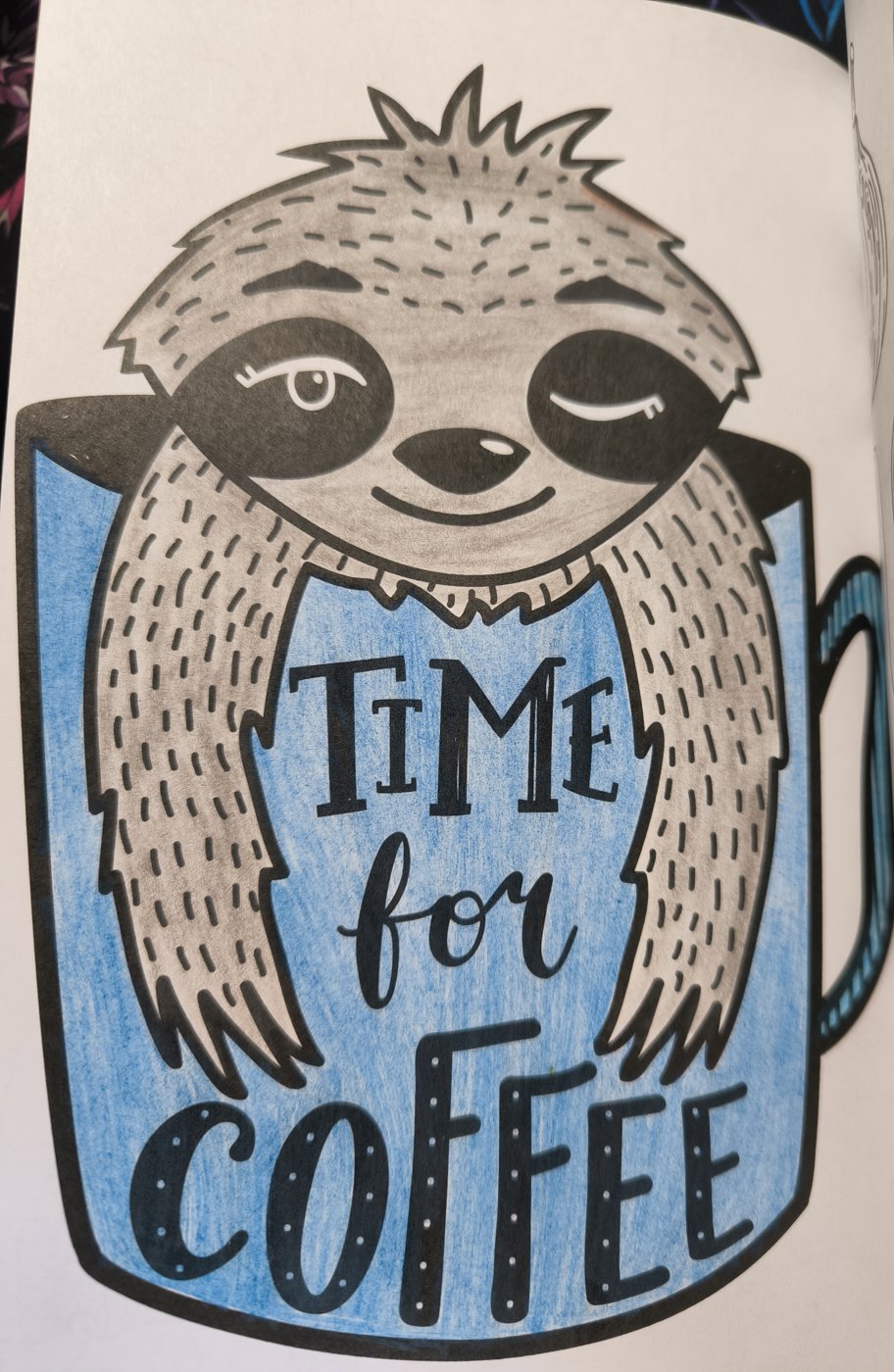 Ленивец с кружкой от VikaS