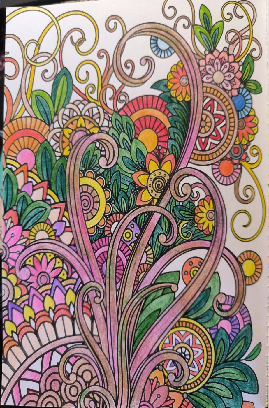 Узор цветы от VikaS