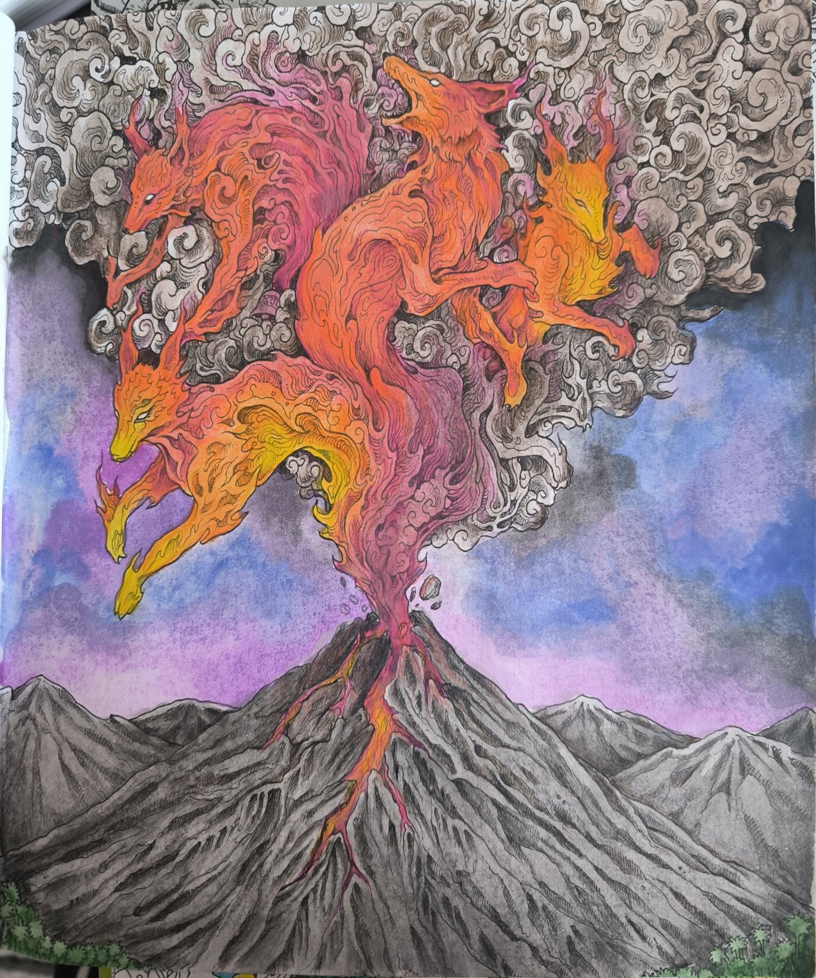 Лава и лисы от VikaS