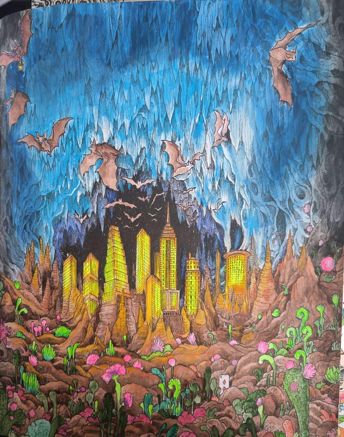 Летучие мыши и город от VikaS