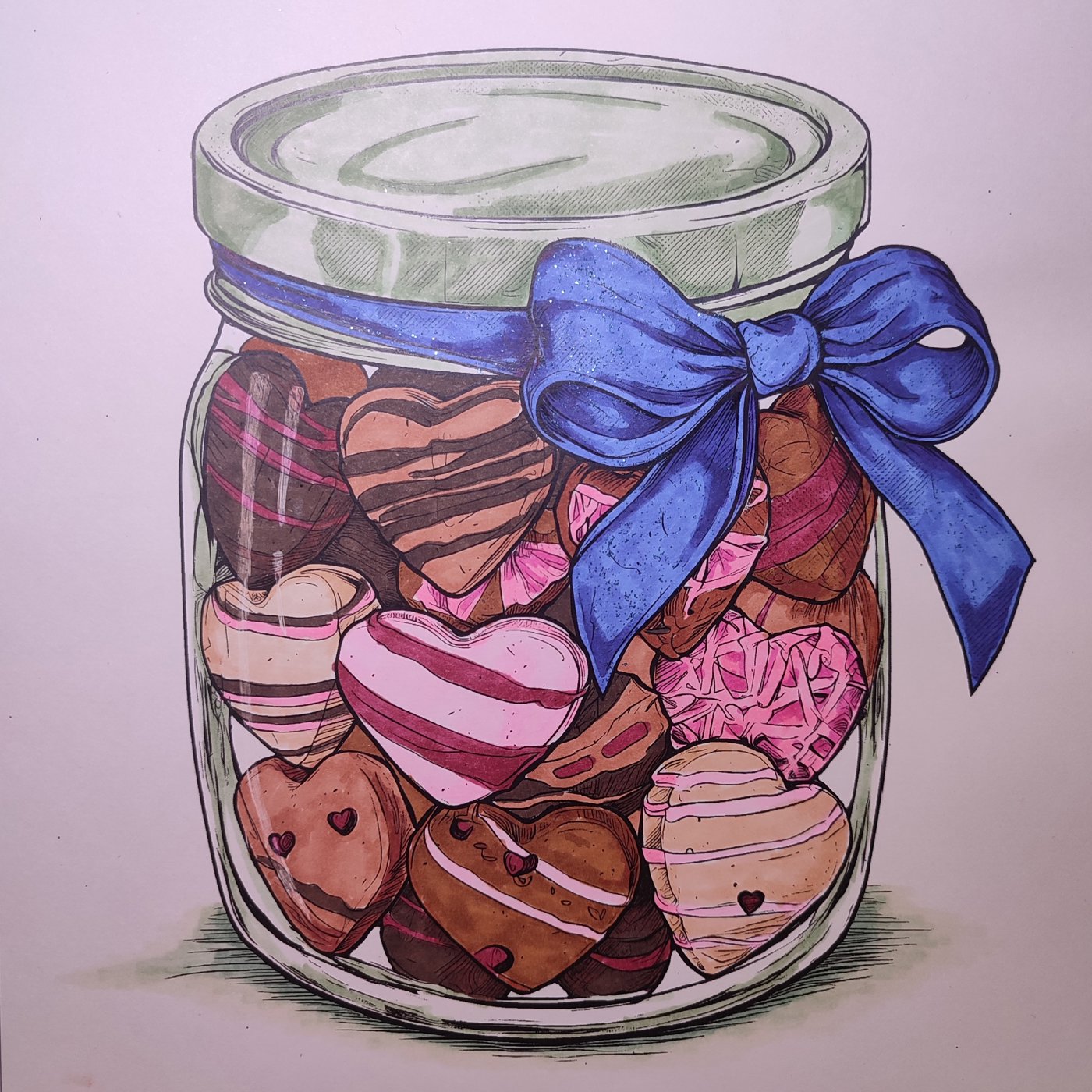 Банка с сердечками от Aleks_Yosh