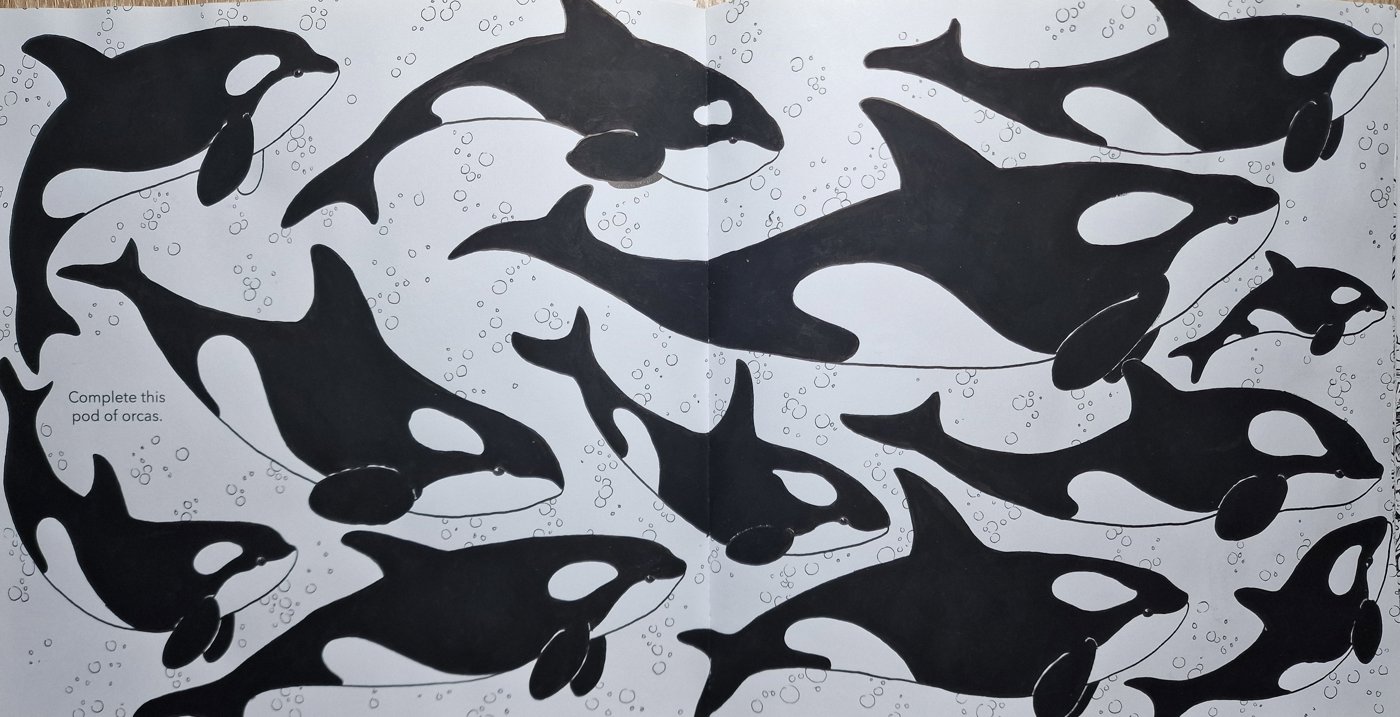 Киты от Coloring with Marina