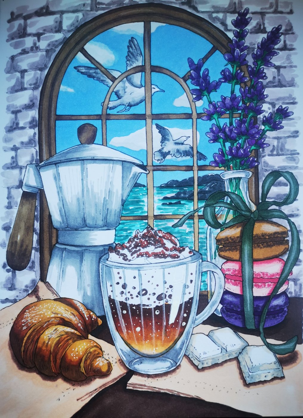 Завтрак с чайками от Fanya