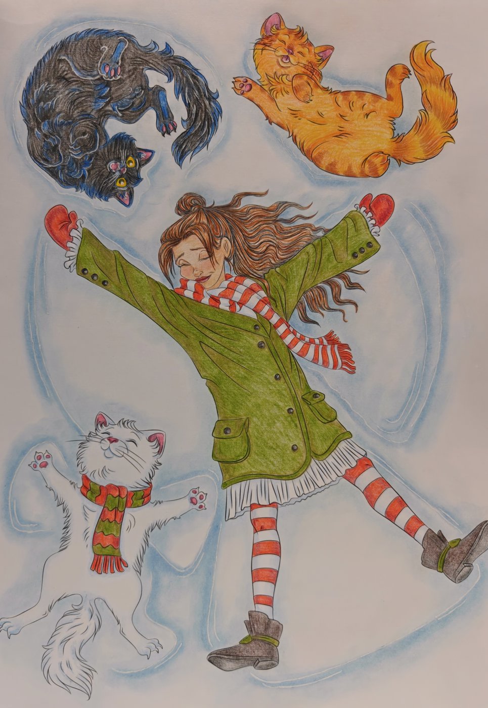 Валяние в снегу от Helena DevLin