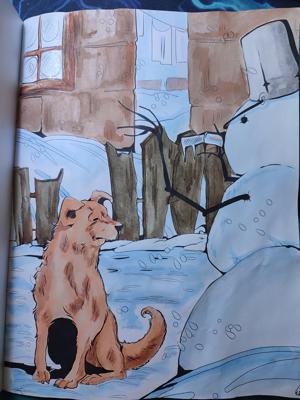 Снеговик во дворе от Aleks_Yosh