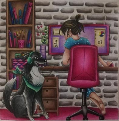 Работа от Irina_coloring_hobby