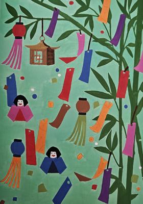 Тандзаку на бамбуковых веточках от Дина