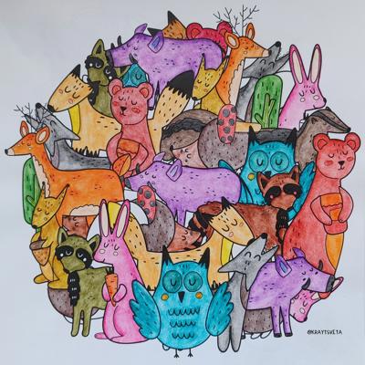 Зверьки от KrayTsveta