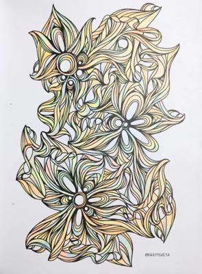 Абстрактные цветы от KrayTsveta