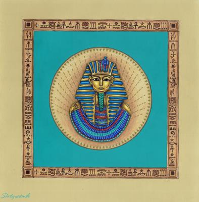 Маска Тутанхамона от Shotgunsmile