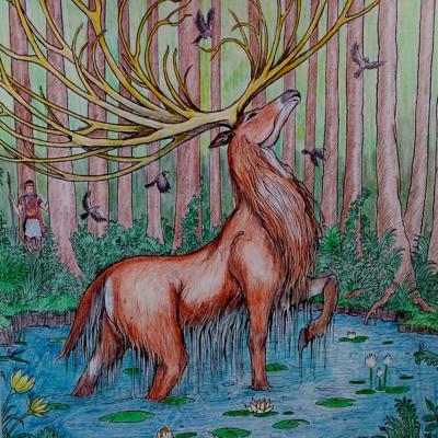 Работа от Ausmalecke