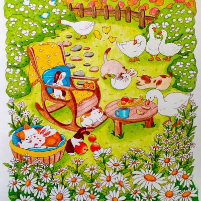 Работа от Ausmalecke