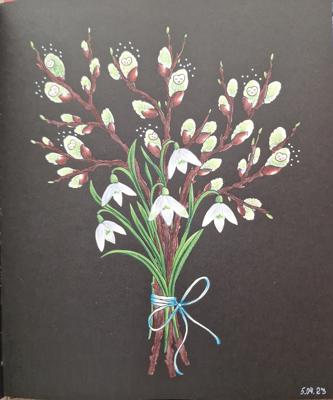 Подснежники от Coloring with Marina