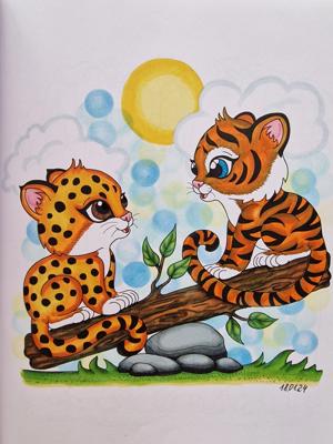 Малыши качаются от Coloring with Marina