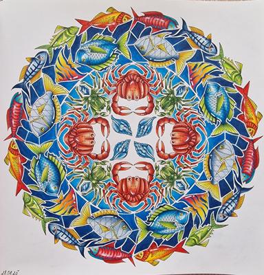 Мандала от Coloring with Marina